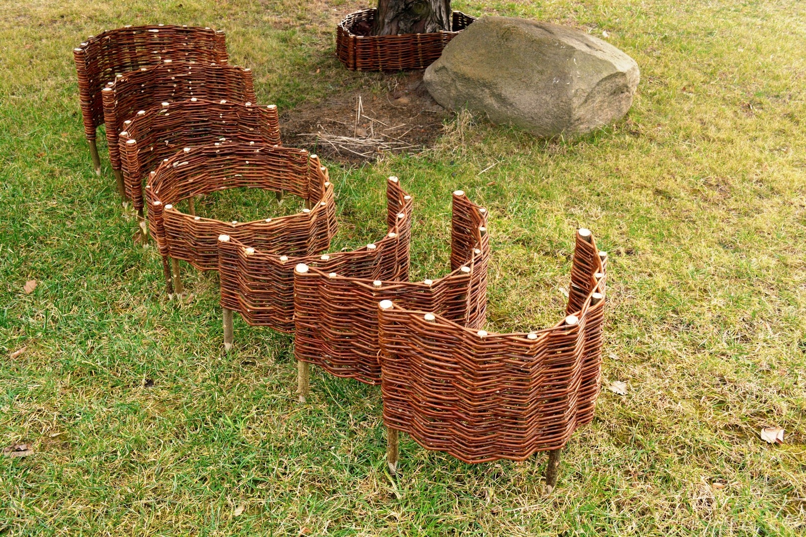 PALISADA WIKLINOWA ZAOKRĄGLONA płotek 15/60 [cm] Rodzaj inny