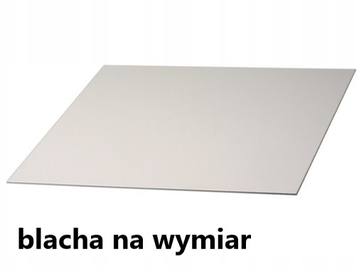BLACHA ALUMINIOWA GŁADKA na wymiar 3 mm gięcie