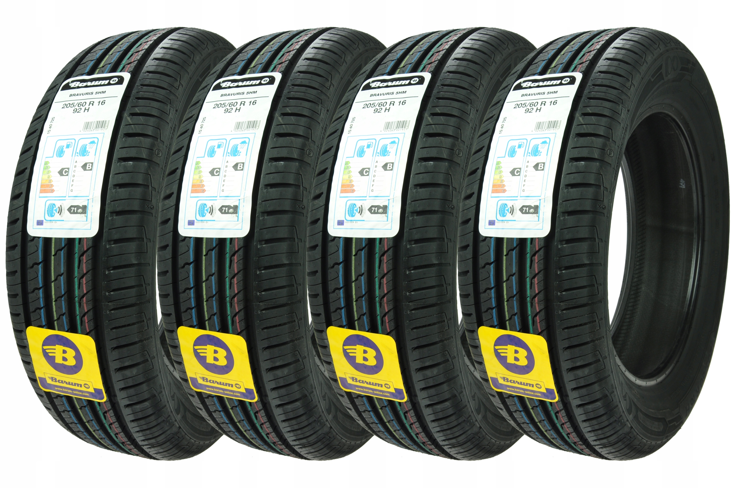 

4 x 205/60R16 92H Bravuris 5HM Barum Lato
