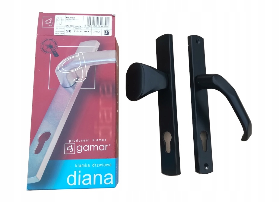 

Pochwyt Klamka Do Drzwi, Bram I Furtek Alu 90mm