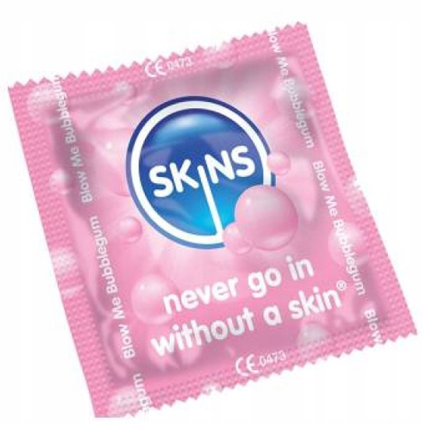 

Prezerwatywy Skins Bubblegum Smak Gumy Balonowej