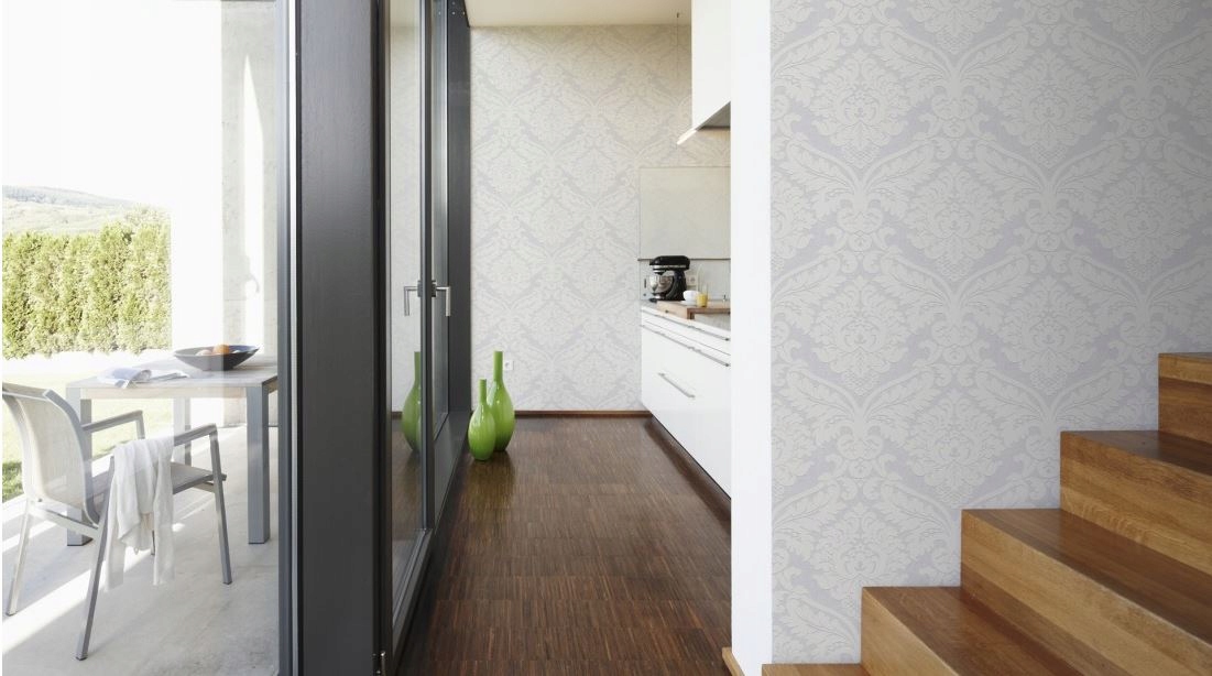 TAPETA NA FLIZELINIE DO MALOWANIA BIAŁA GLAMOUR Marka AS