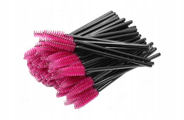 SZCZOTECZKA Do Rzęs 10 szt. Spiralka Róż Rodzaj szczoteczki