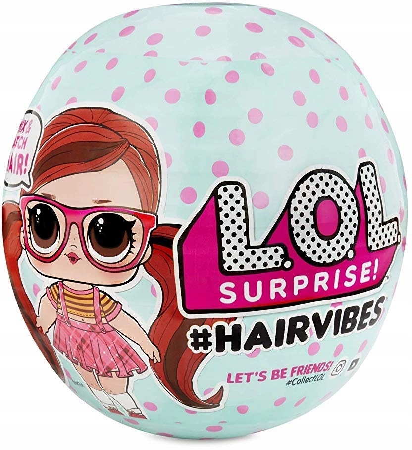 

L.o.l. Hairvibes Laleczka Lol Z Kolorowymi Włosami