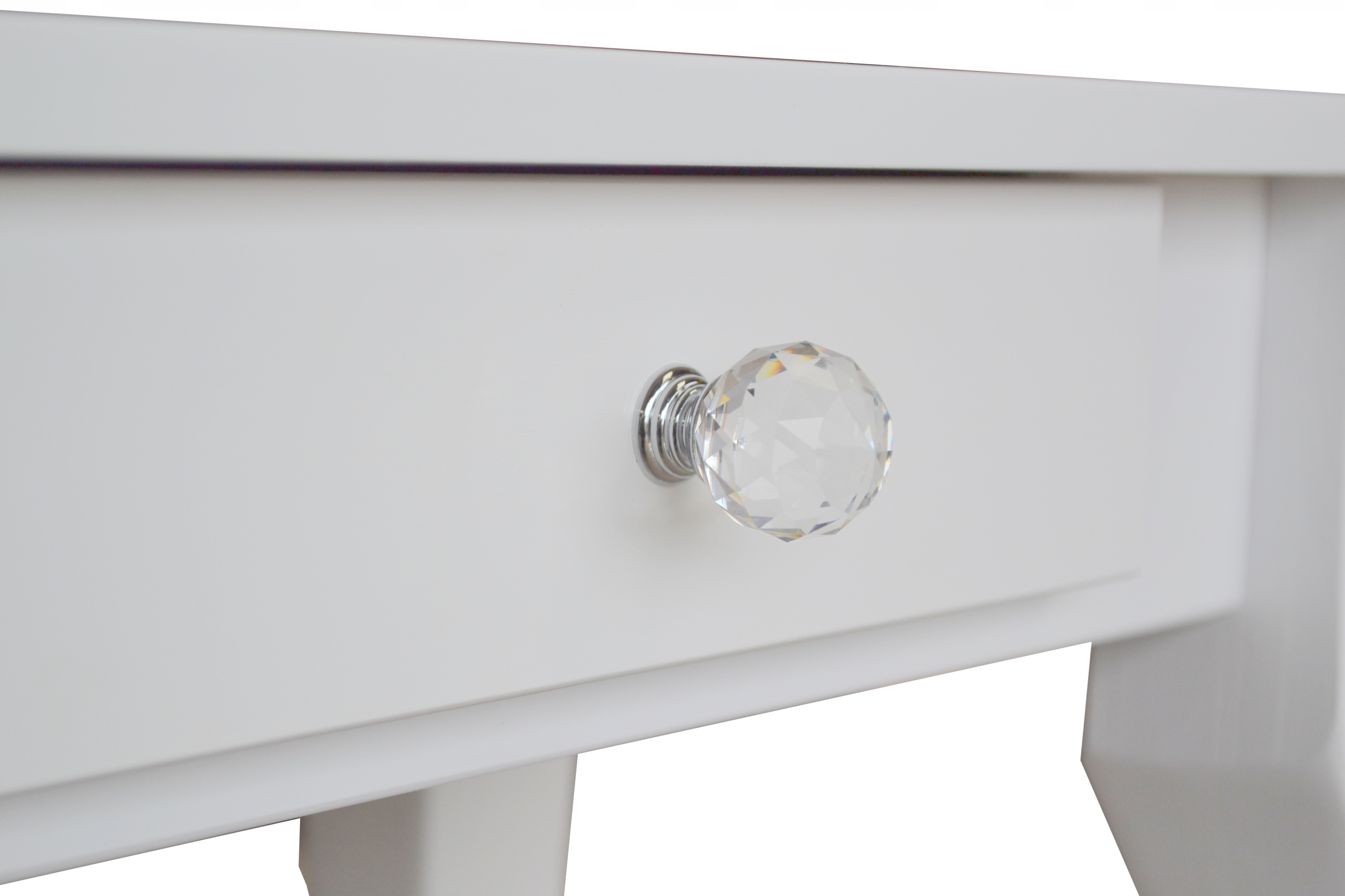 KONSOLA/STOLIK/TOALETKA GLAMOUR NA WYMIAR kryształ Głębokość mebla 35 cm