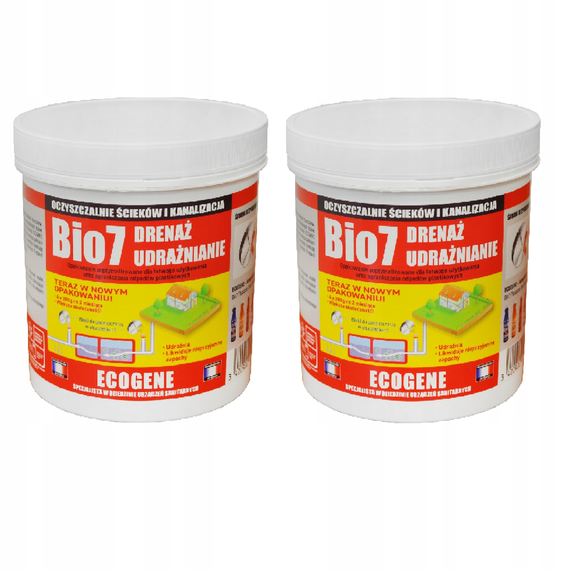 

Bio7 Drenaż udrażnianie 2 op 4 x 200 g bio 7 zator