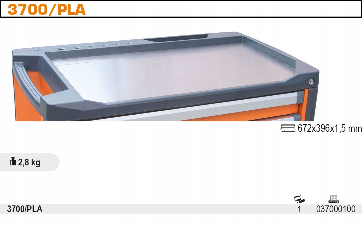 BLAT ROBOCZY ZE STALI NIERDZ DO C37 BETA 3700 PLA Mark Beta