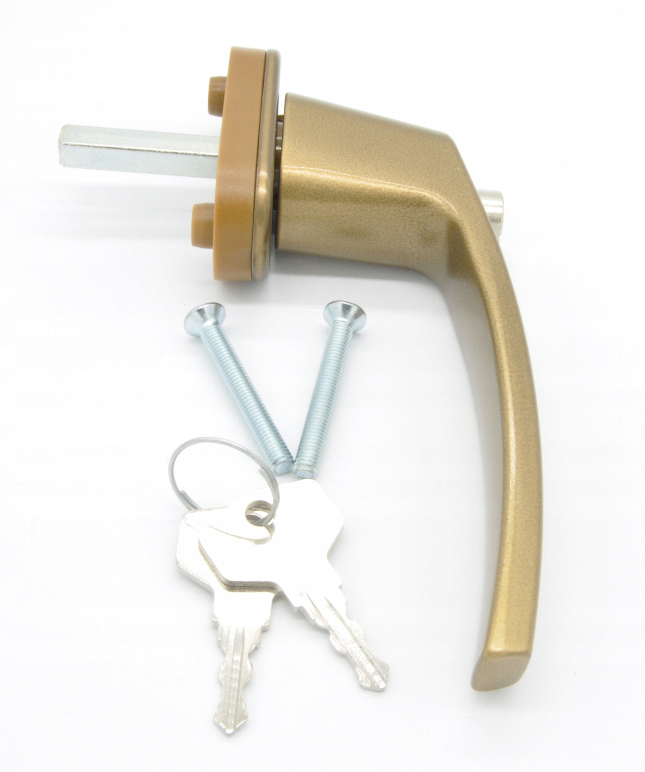 KLAMKA Z ZAMKIEM BLOKADA OKNA OKIEN OKIENNA GOLD Rodzaj blokada