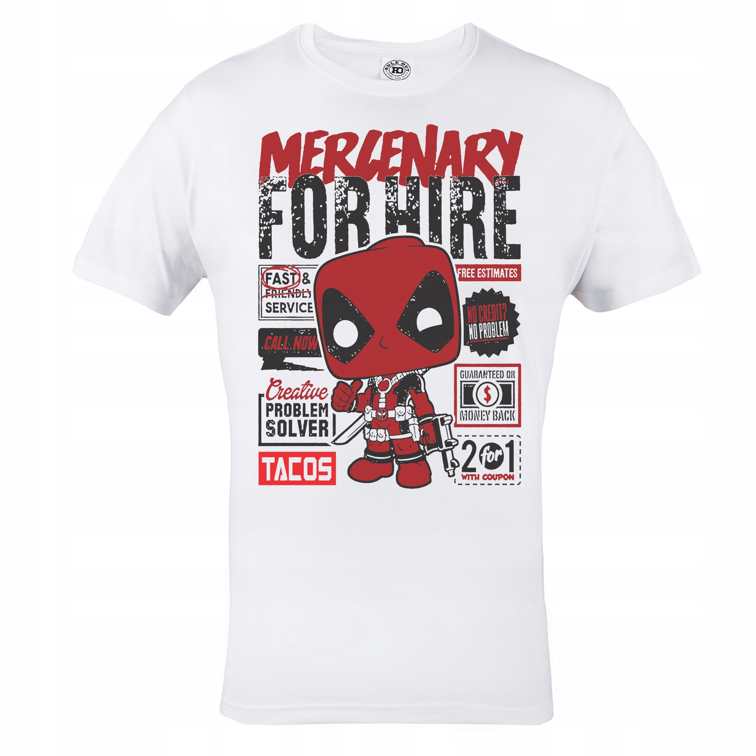 

Koszulka Deadpool Mercenary For Hire DP10