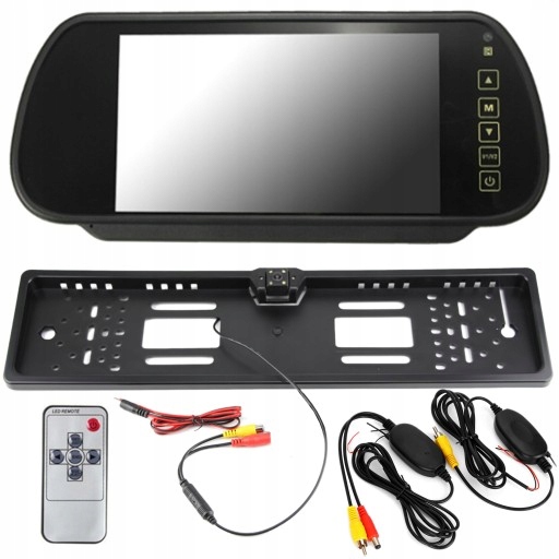 ZESTAW WIFI KAMERA W RAMCE MONITOR 7' na LUSTERKO
