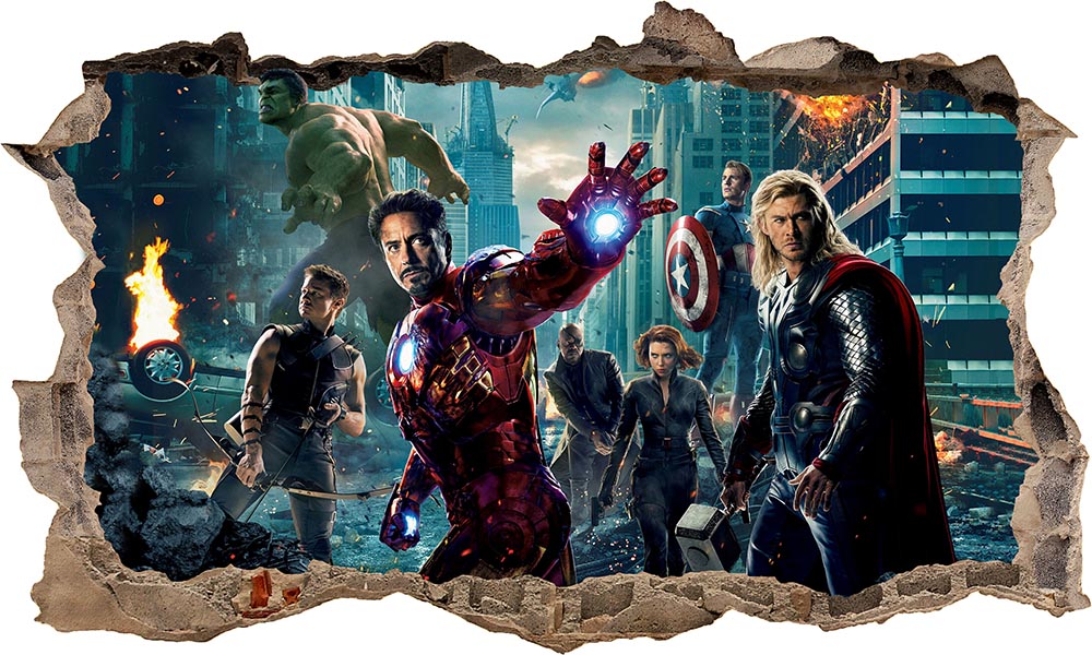 

Naklejka Plakat Avengers 3D XXXXXXXL 166cm x 100cm