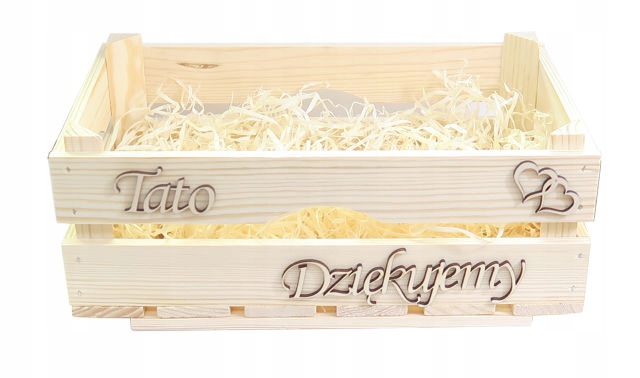 

Skrzynka drewniana dla Taty od Młodych ślub AB32