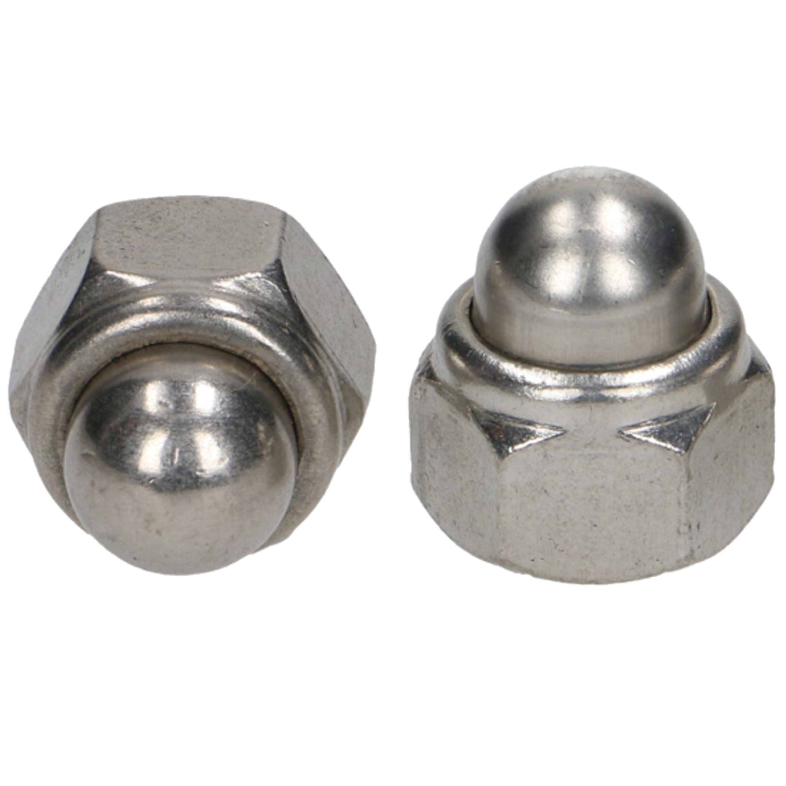 M10 NAKRĘTKA SAMOHAMOWNA KOŁPAKOWA NIERDZEWNA 2SZT