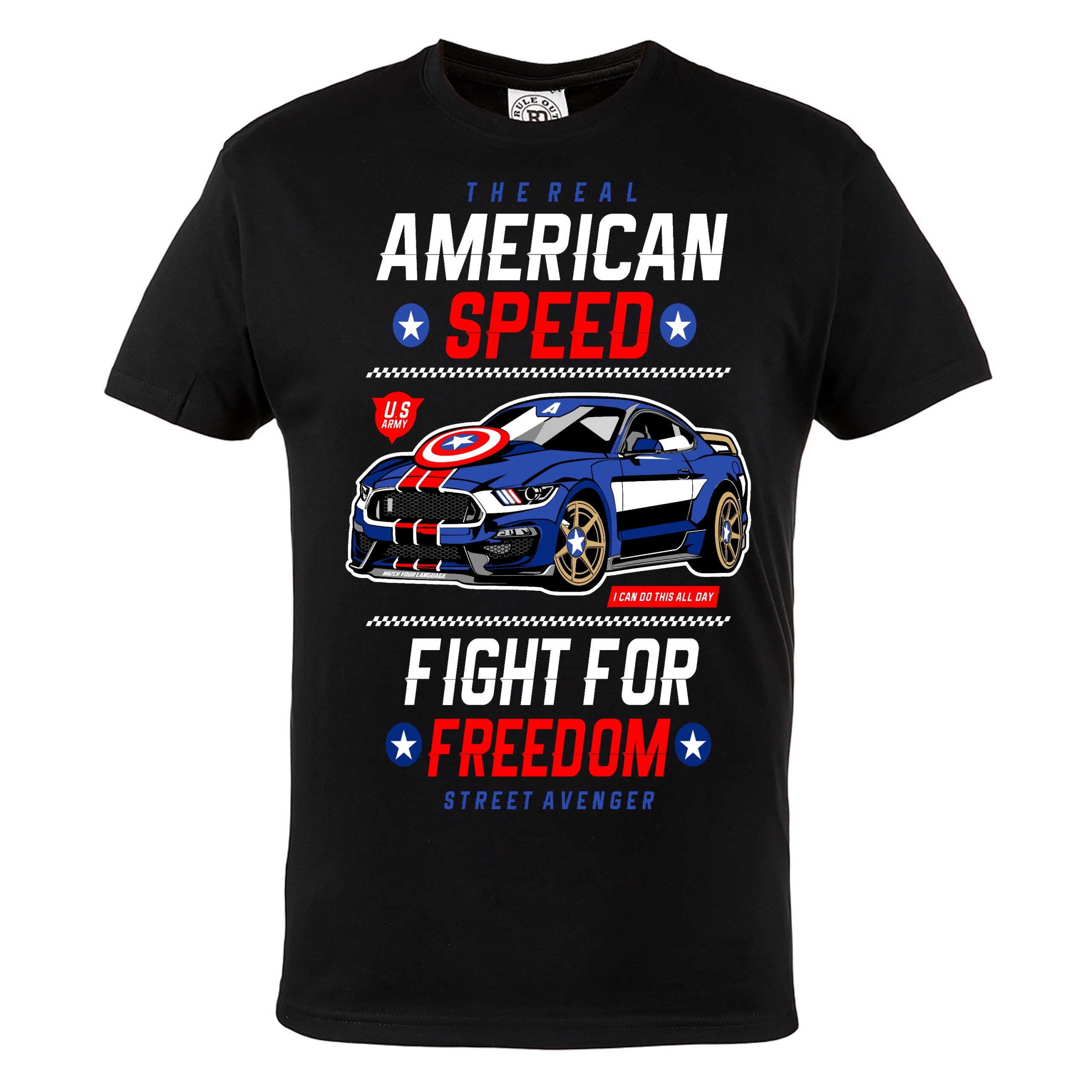 

Koszulka Motoryzacyjna American Speed MOTO159