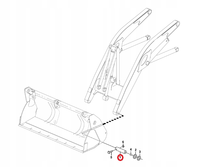 ШТИФТ ПЕРЕДНЕГО КОВША VOLVO BL71B BL71 11888037