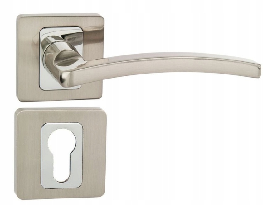 klika kliky Diwa nikl niklová matná rozety pod vložku