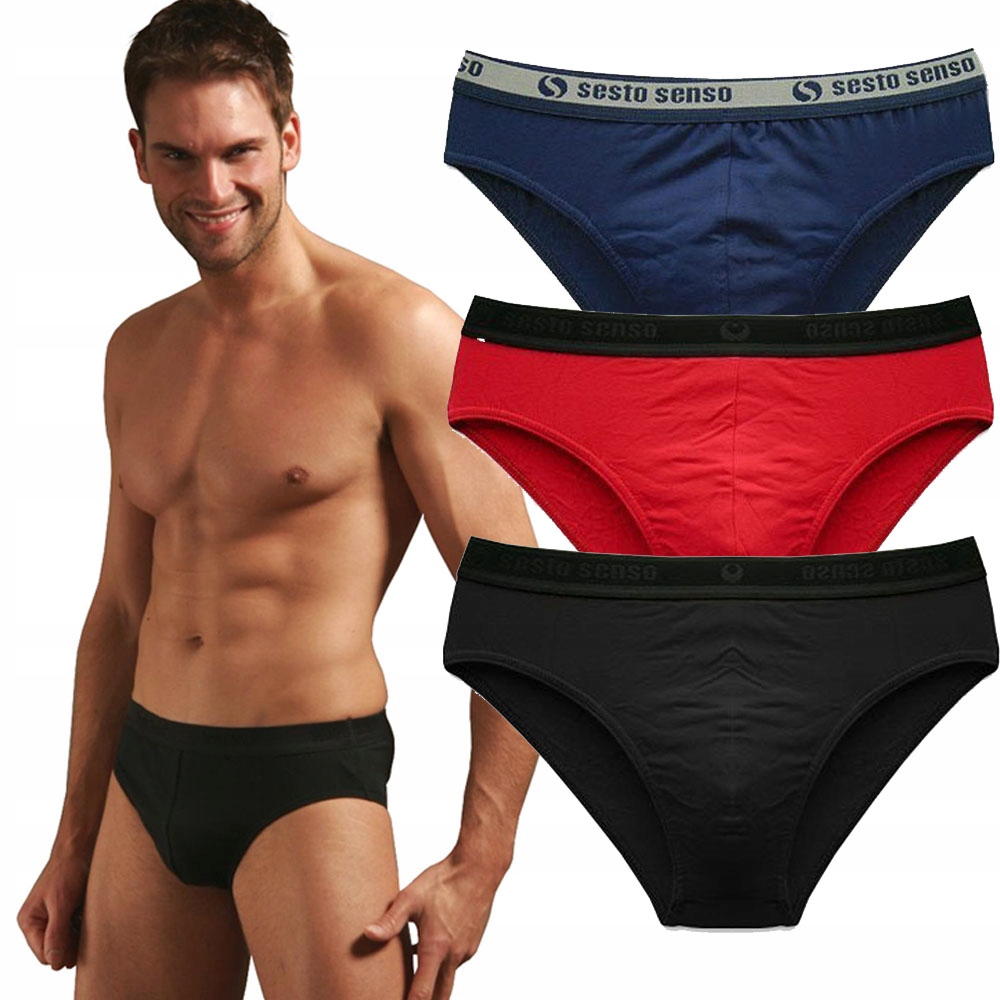 

3X Slipy Męskie Z Ozdobną Guma Wild Cat XL