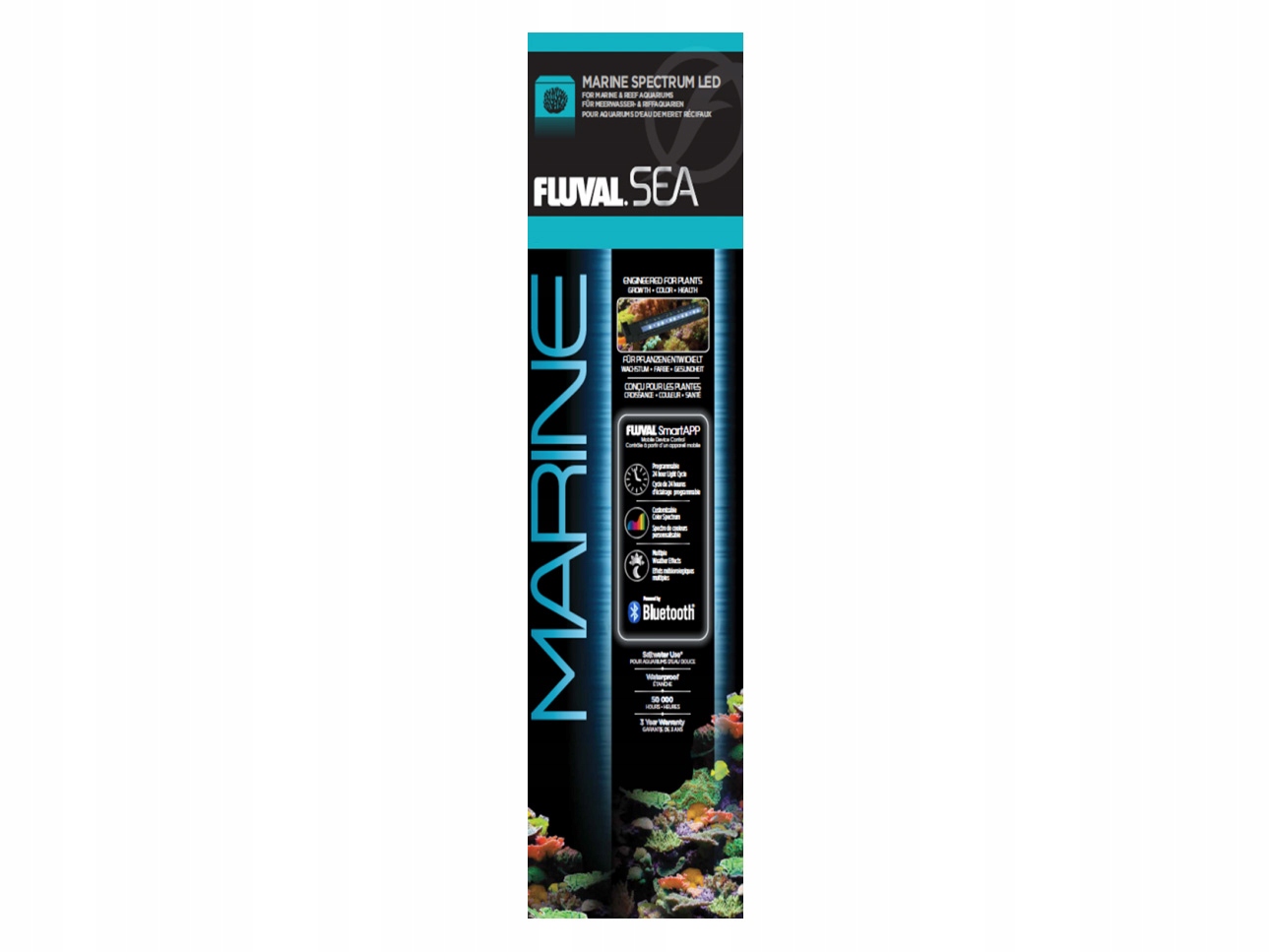 Levně Světelný paprsek Fluval Sea Led Marine 3.0, 61-85cm, 32W