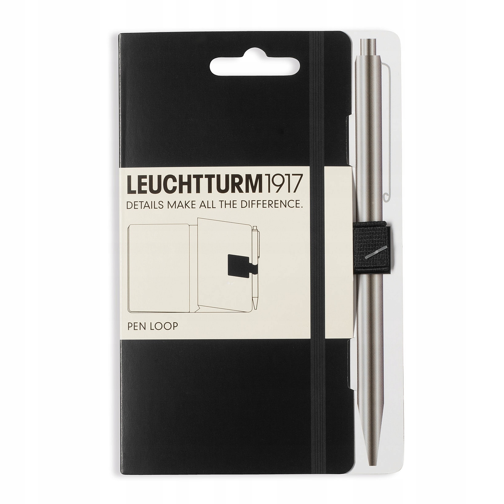 Pen Loop LEUCHTTURM1917 uchwyt CZARNY
