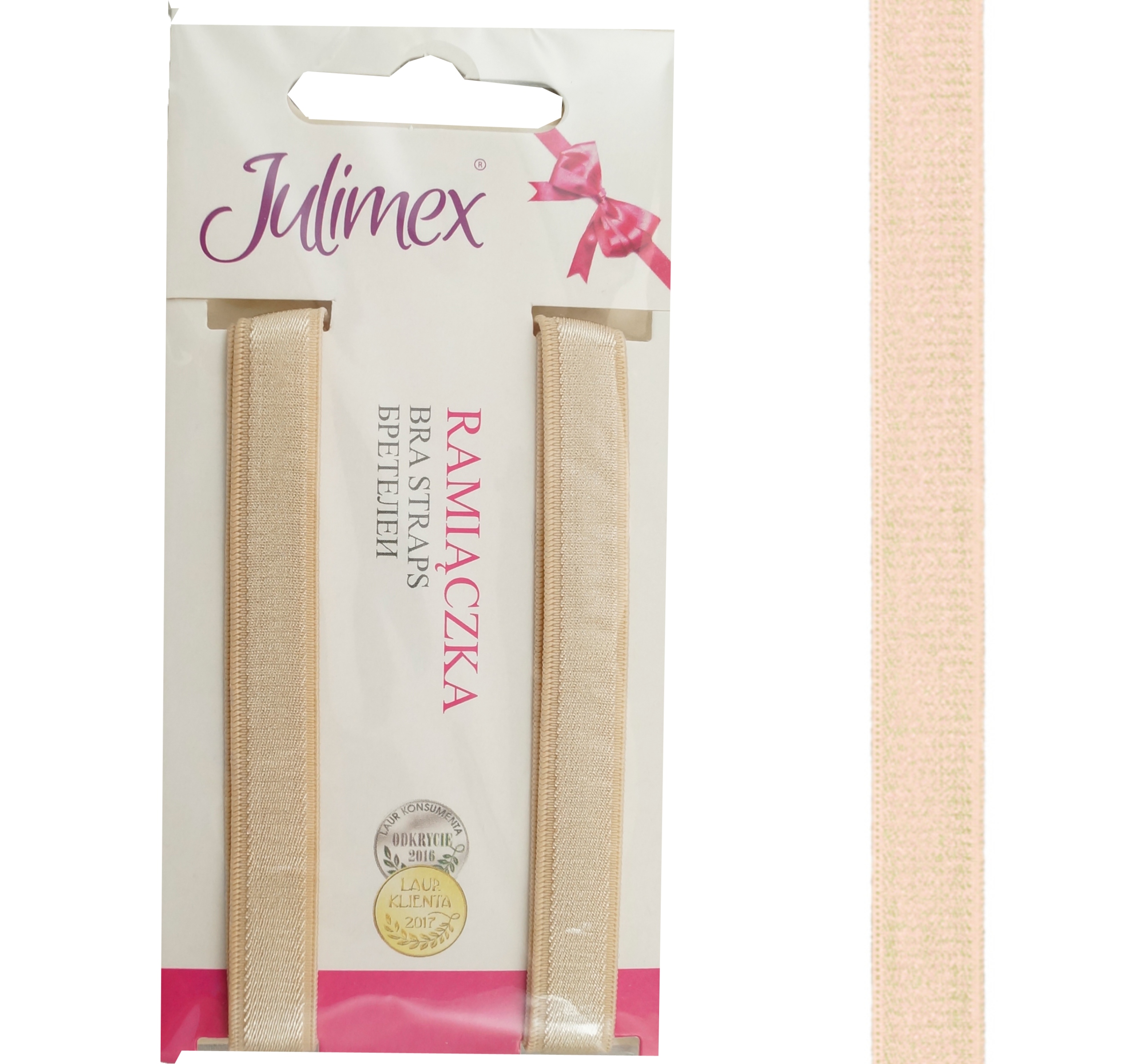 

Julimex Ramiączka stanik RB-331 szer 10 mm Beżowe