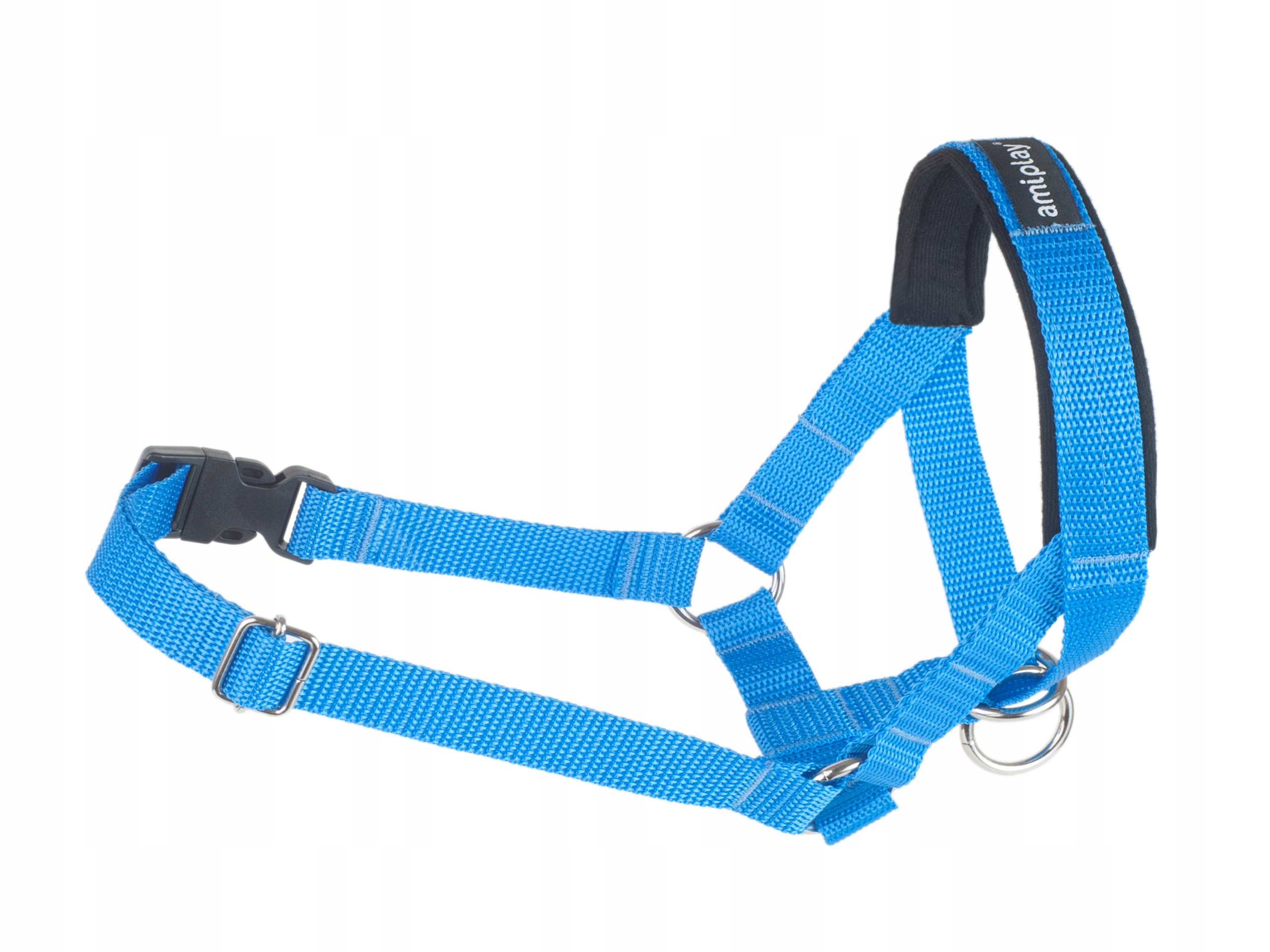 

amiplay Obroża Uzdowa Halter Basic XL Niebieska