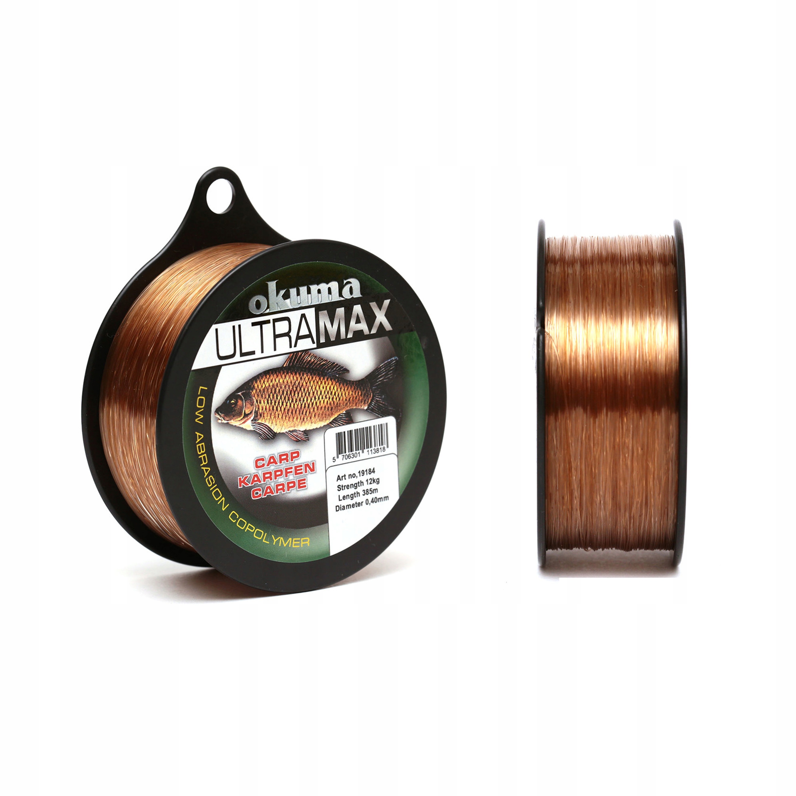 Żyłka Okuma Ultramax 2oz Carp 0,4 mm x 385 m