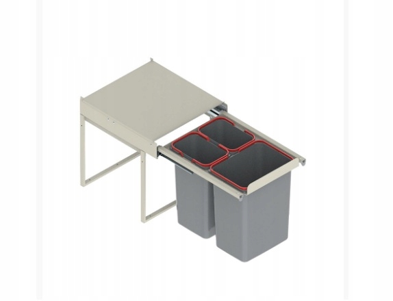 SORTOWNIK KOSZ NA ŚMIECI 45 Z DOMYKIEM JC606-3