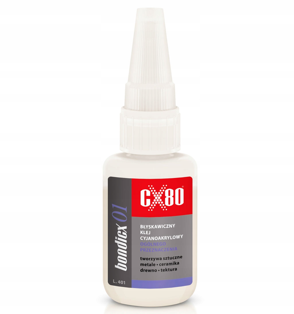 

CX80 Bondicx 01 Klej Cyjanoakrylowy Bardzo Mocny