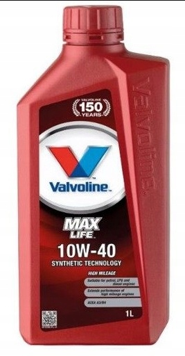 

Olej Do Silnika Valvoline Maxlife 10W40 1L