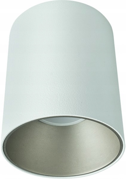 Nowodvorski Stropní svítidlo bodová stropní svítidlo tuba Eye Tone GU10 bílá-stříbrná