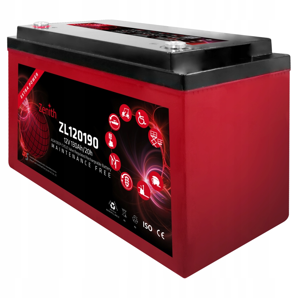 AKUMULATOR AGM VRLA 12V 115Ah ROZLADOWANIA CYKLE