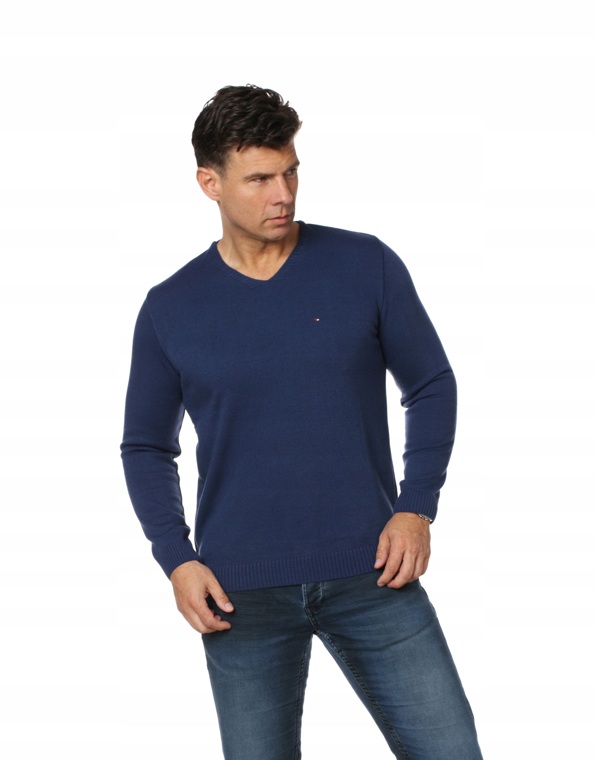 

Sweter męski w serek r.L