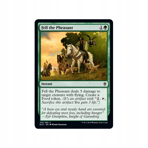 Mtg 4x Fell the Pheasant