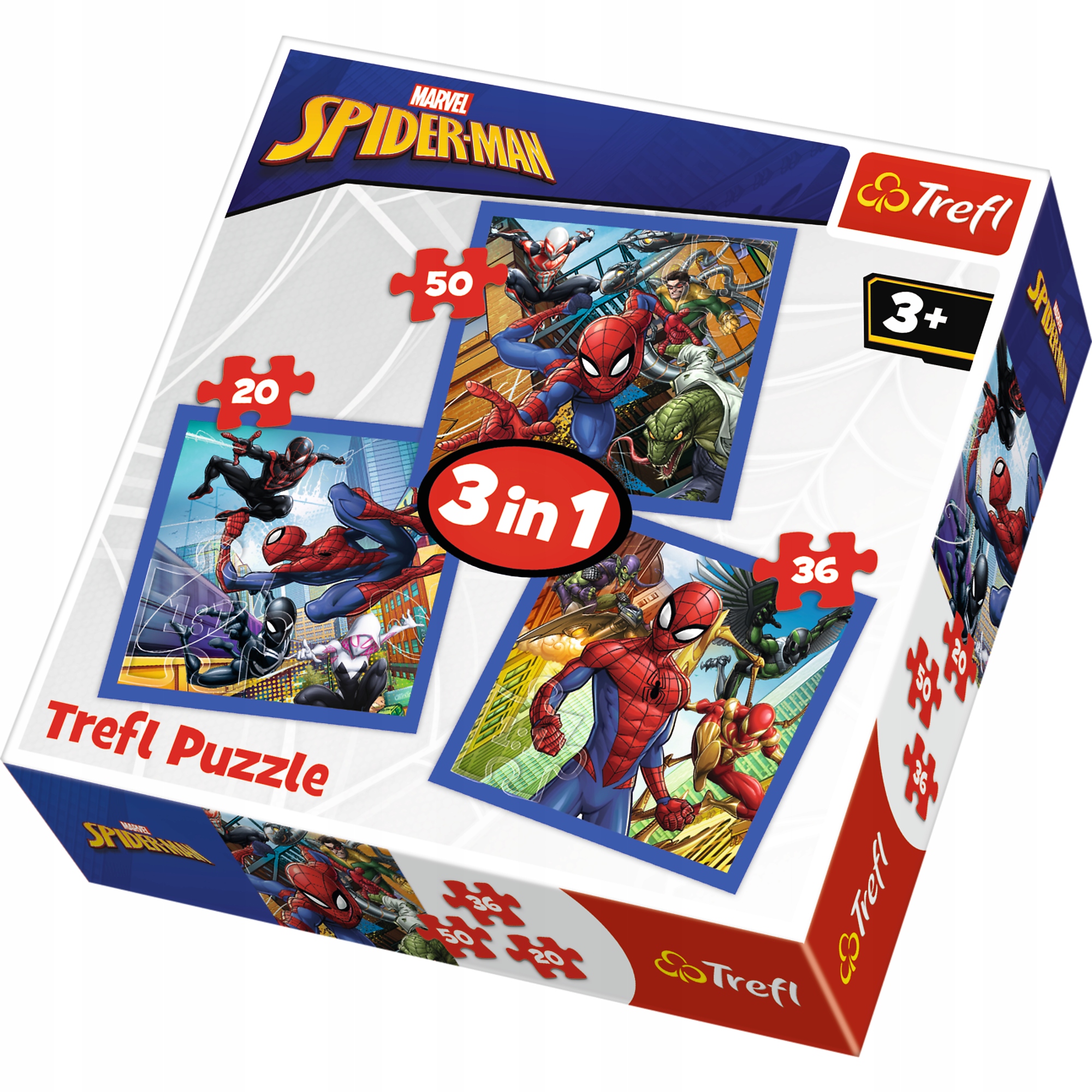 

Puzzle 3w1 Spider-Man Pajęcza siła 34841