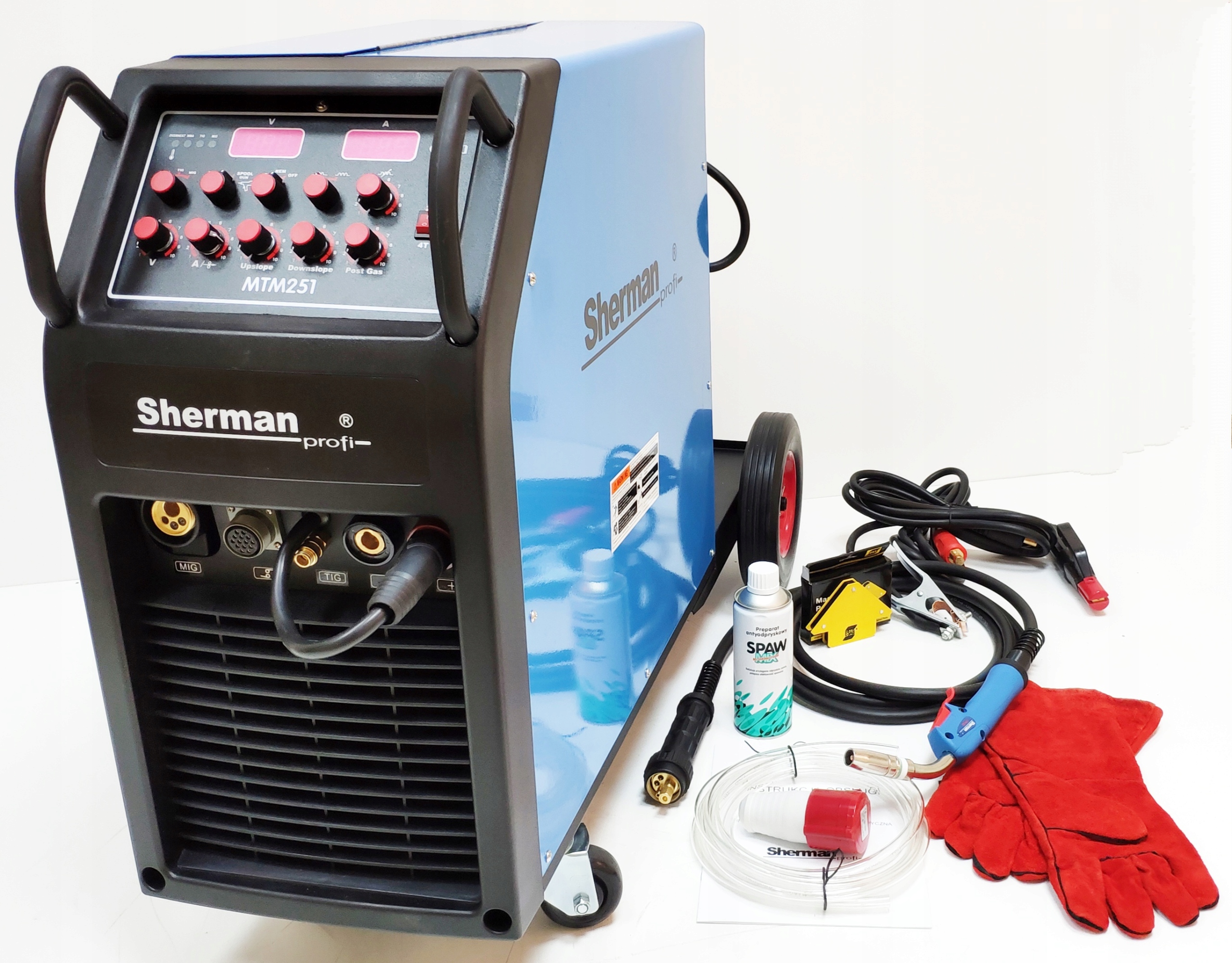 Spawarka 3w1 MIGOMAT TIG MMA 250A SHERMAN MTM 251