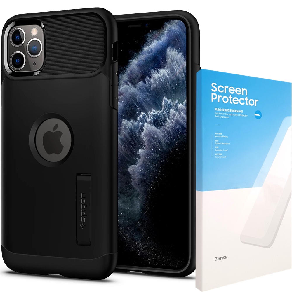 

Etui Spigen Slim Do Iphone 11 Pro Max + Szkło 0,15