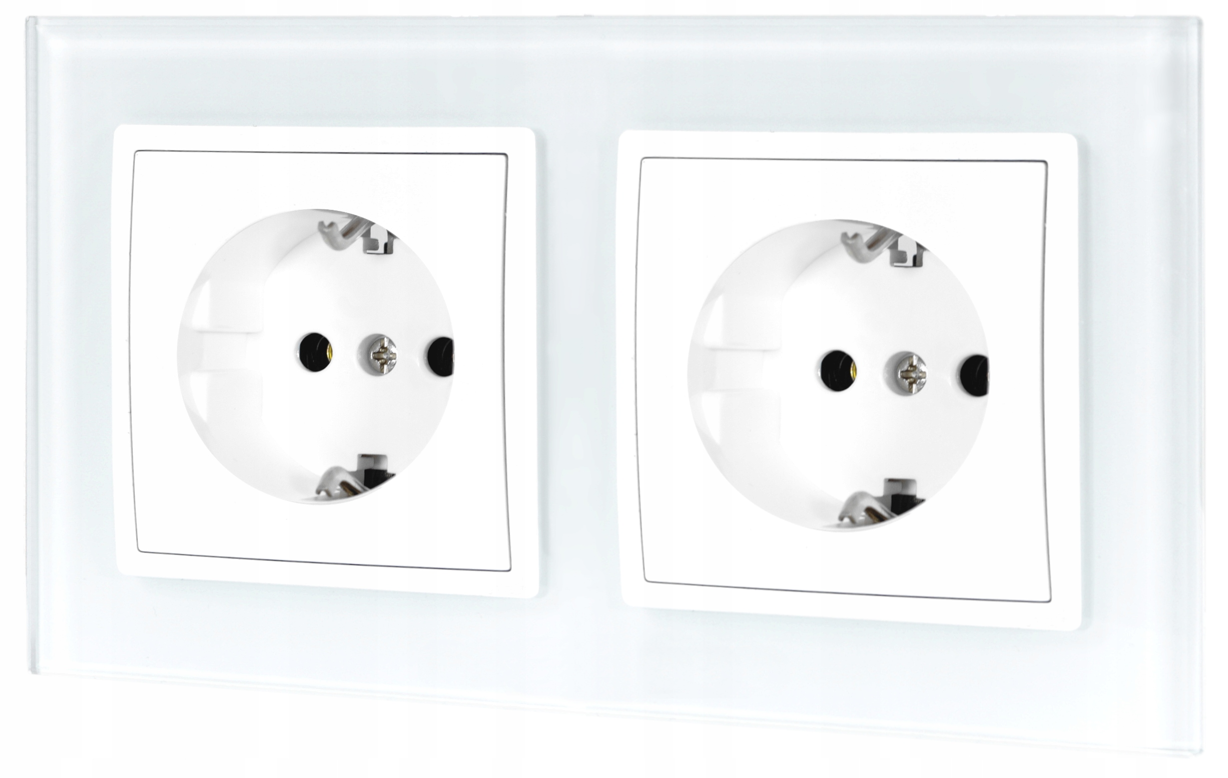 

Gniazdo Gniazdko Elektryczne Schuko Szklane Szkło