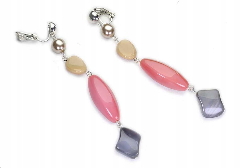 

Klipsy Różowe Szare Beżowe Najmodniejsze Jablonex