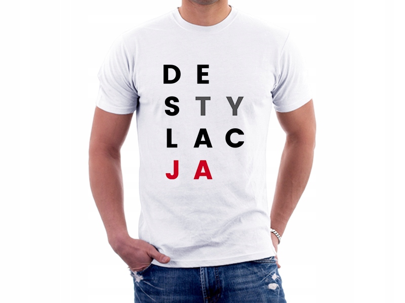 

Koszulka Destylacja Konstytucja Nadruk - M