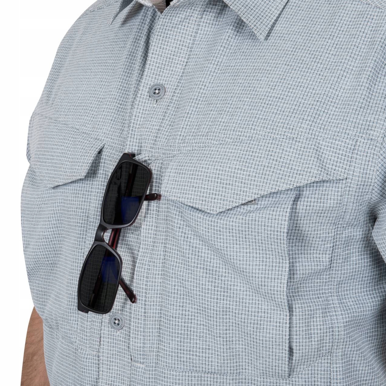 KOSZULA MĘSKA KRÓTKI REKAW DEFENDER Mk2 ULTRALIGHT SHORT Light Blue Rozmiar XXL