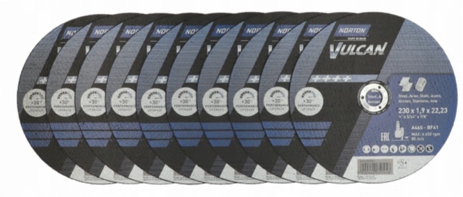 

Tarcza Do Metalu 230X1,9 Norton Vulcan 50SZT