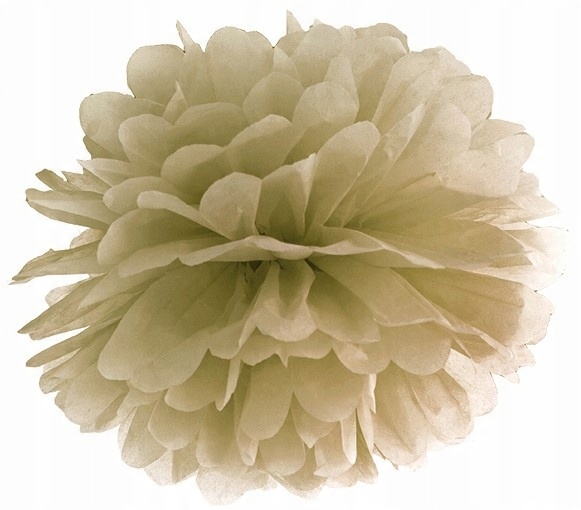 

Pompon bibułowy złoty 25 cm