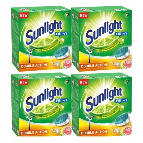 

Sunlight Tabs 208 Double Citrus Tabletki Zmywarka