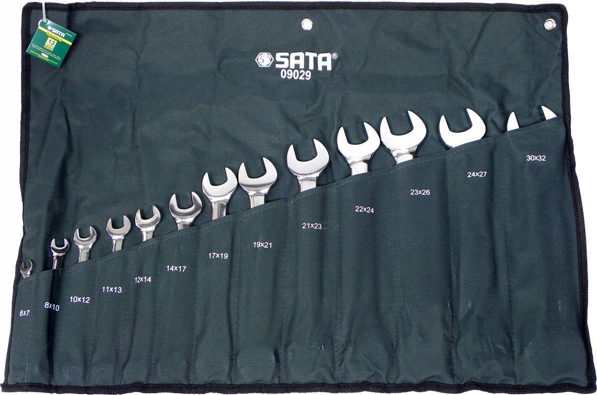 SATA ZESTAW 13 KLUCZY PLASKICH DWUSTRONNYCH 6 32MM Number of Elements sets
