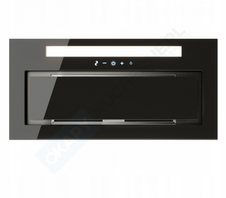 Globalo Okap podszafkowy 60cm Loteo 60.4 Plus black 640 m3/h