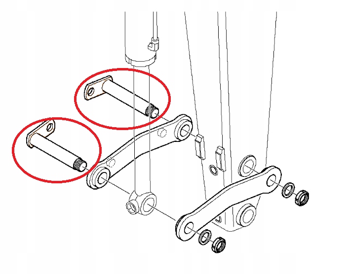 SWORZEN LYZKI KOMATSU WB97 WB93 42N8561760 UNIMOT Machine type Excavator Backhoe loader Loader