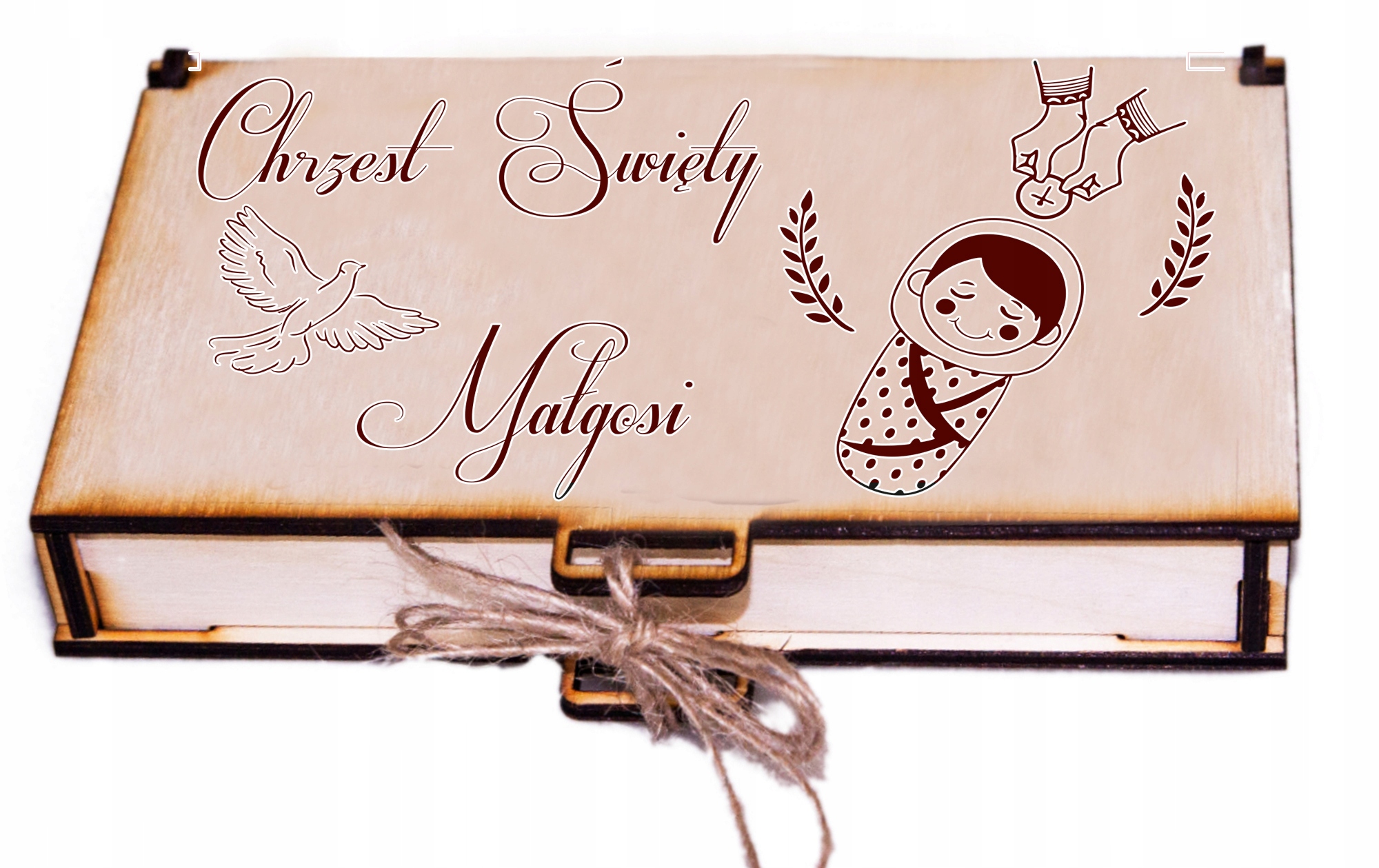 Pudełko na pieniądze prezent CHRZEST GRAWER Marka inna marka