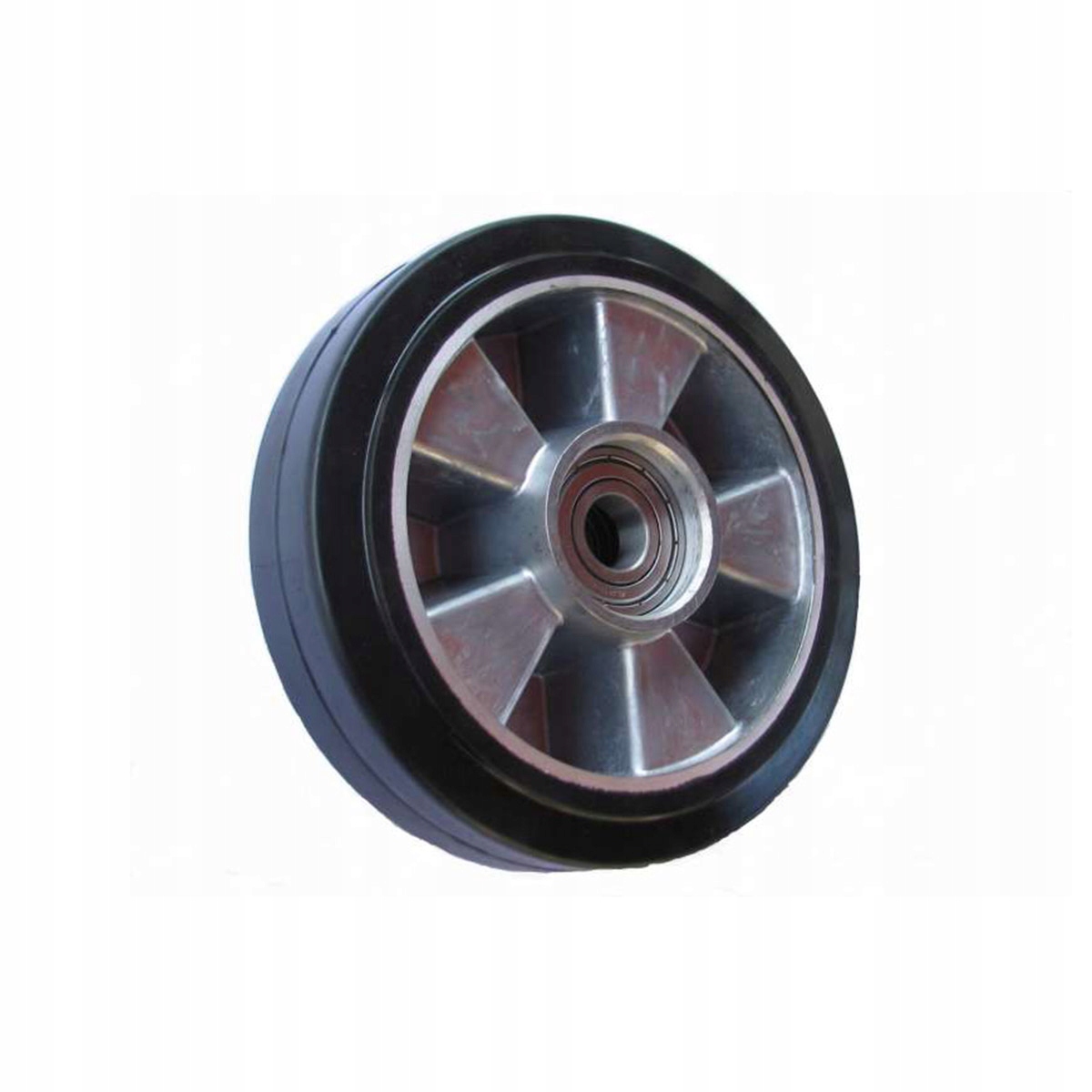 KOŁO DO PALECIAKA ALUMINIUM GUMA FI 180 OTWÓR 20MM