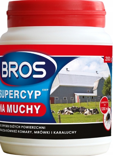 

Bros Supercyp 6WP Mocny Oprysk Muchy Komary 200G
