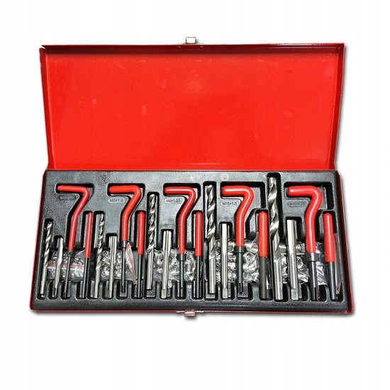 Zestaw do napray zerwanych gwintow M5 M12 Kupczyk